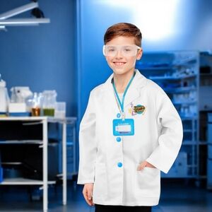 Scientist Lab Coat for Kids Ages, New